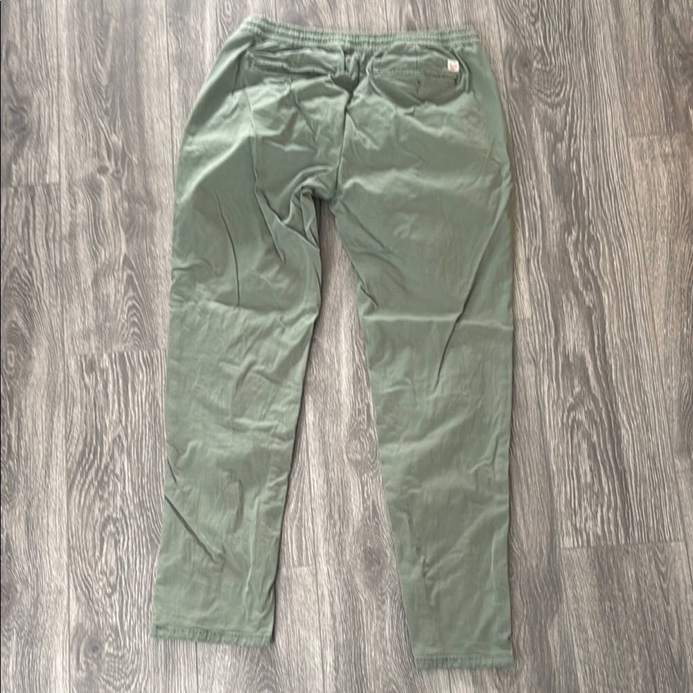 Marine Layer Green Joggers Lightweight Cotton Blend - Picture 6 of 7